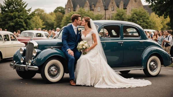Célébrez votre amour avec un mariage en voiture vintage
